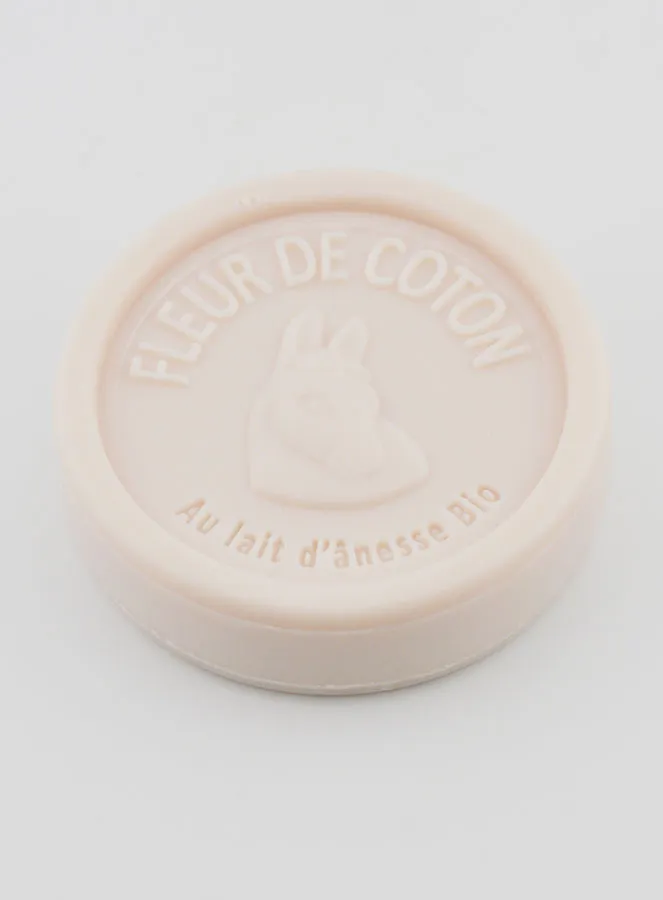 Seife mit Bio-Eselsmilch und Baumwollblüte - 100g (pic 3)