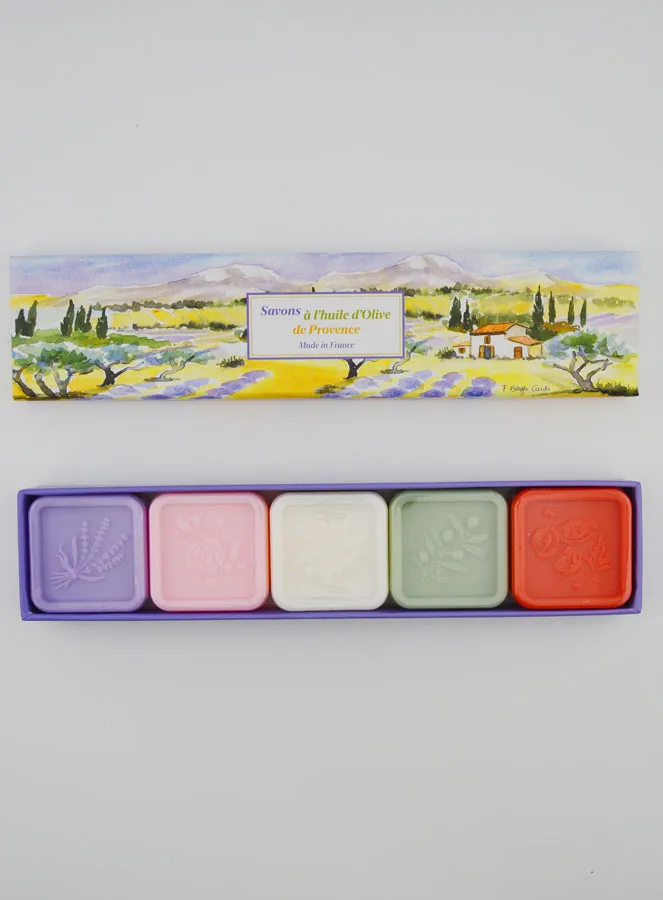 Set mit 5 Seifen 25g mit Olivenöl (pic 1)
