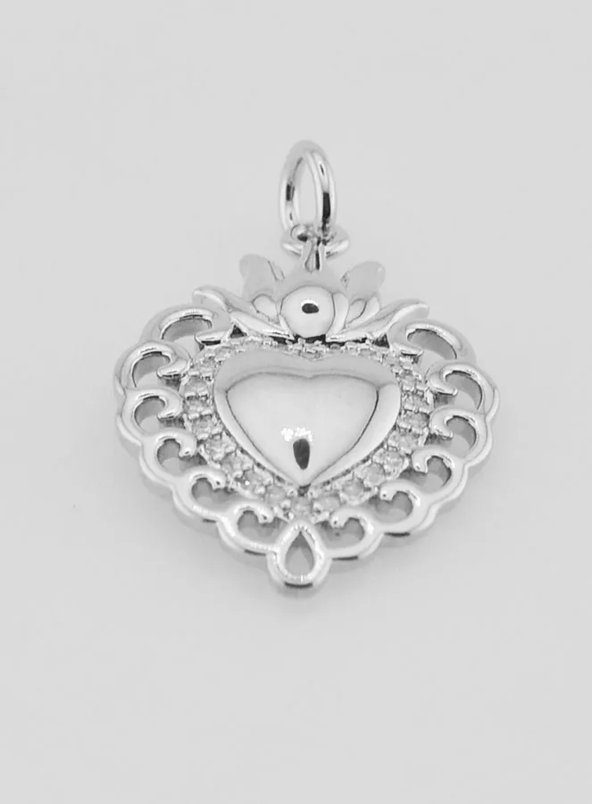 Ex Voto Anhänger aus Silber-Messing - 22mm (pic 2)