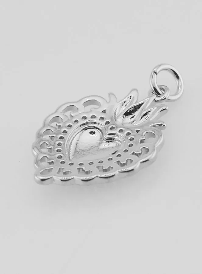 Ex Voto Anhänger aus Silber-Messing - 22mm (pic 4)