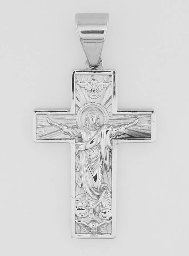 Pilgerkreuz aus Edelstahl - 35mm (pic 1)