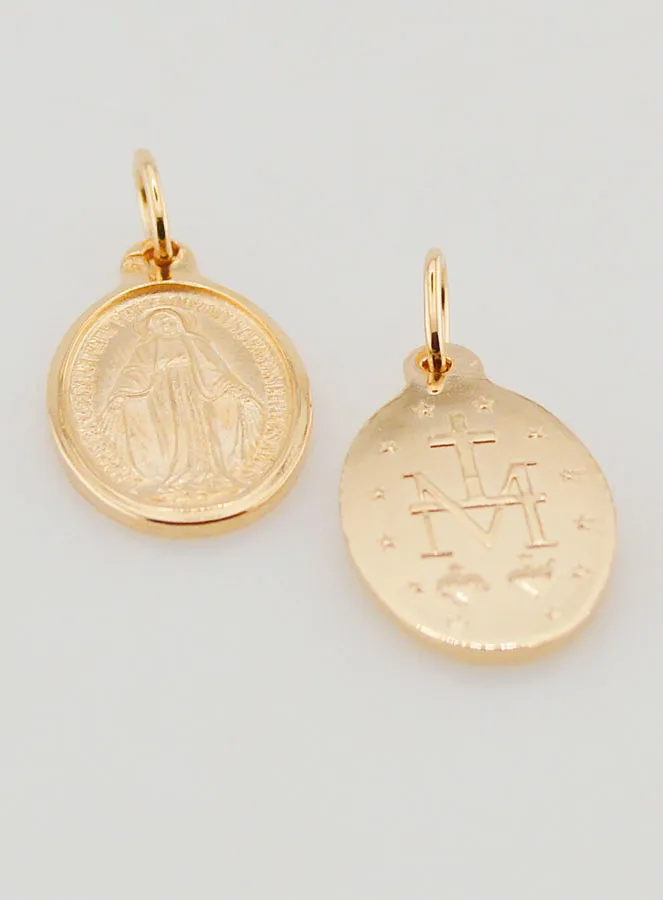 Wundertätige Medaille aus 925er Silber - 18mm (pic 2)