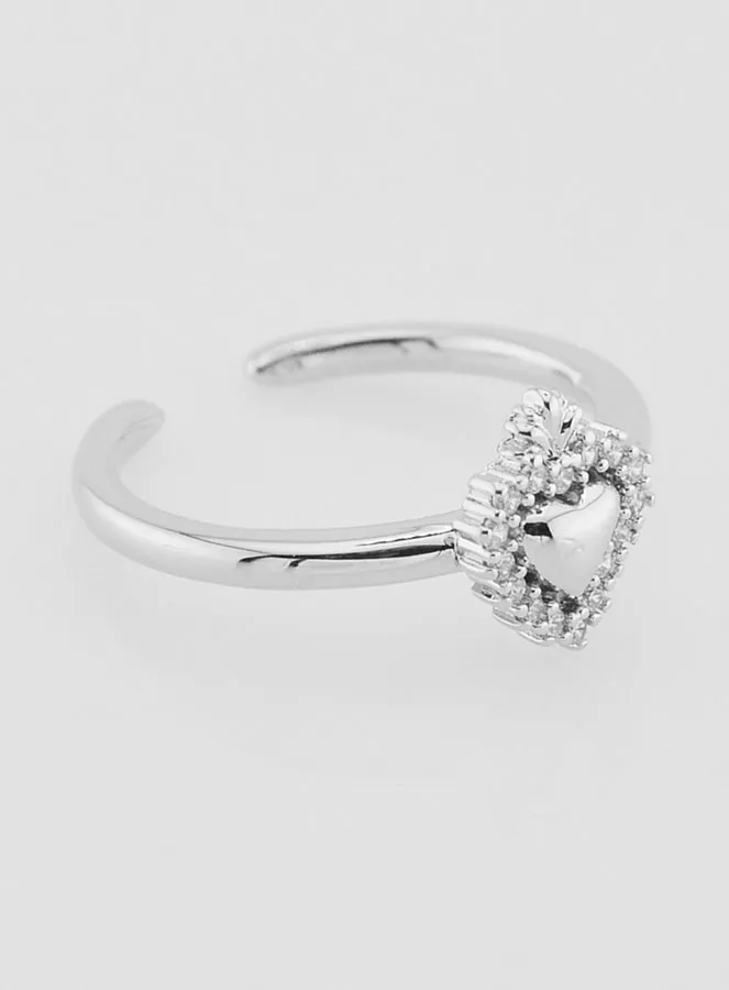 Verstellbarer Ex Voto Ring Messing und Steine (pic 3)