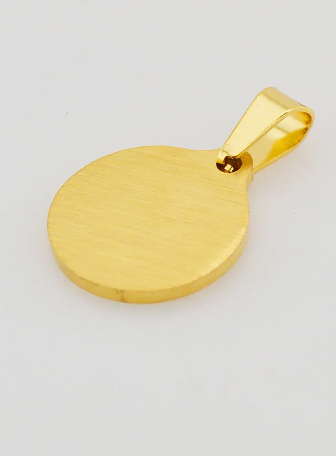 Ex Voto Anhänger aus Goldfarbenem Edelstahl - 15mm (pic 4)