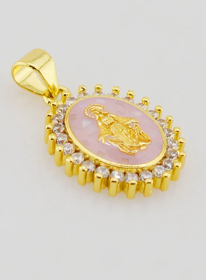 Medaille Wundertätige Madonna Rosa - 17mm (pic 3)