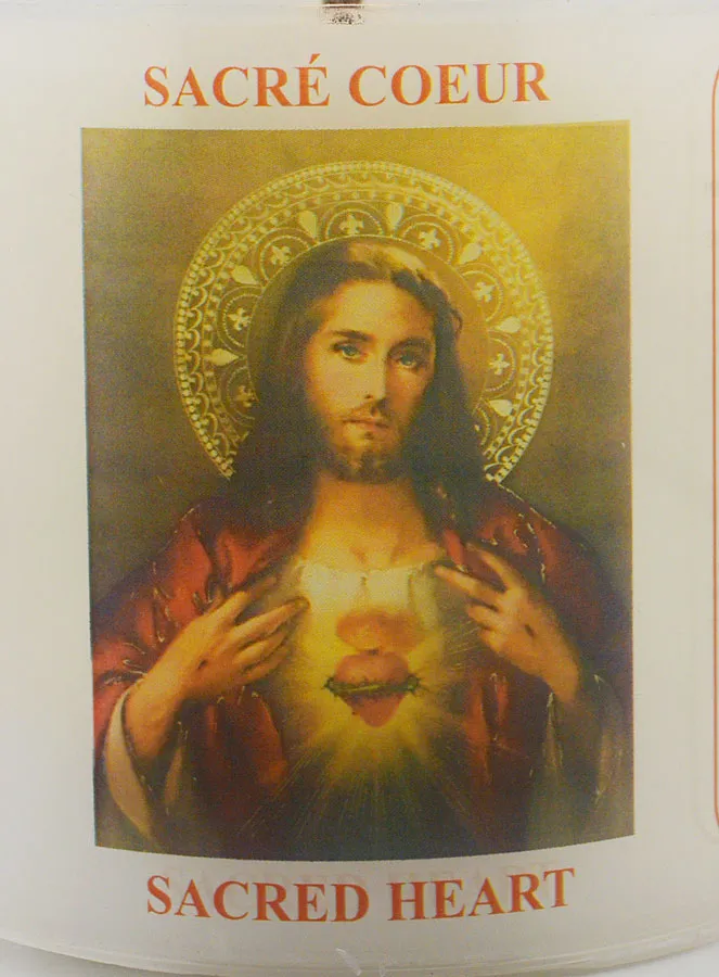 Batteriebetriebene Kirchenkerze - Heiligstes Herz Jesu (pic 3)