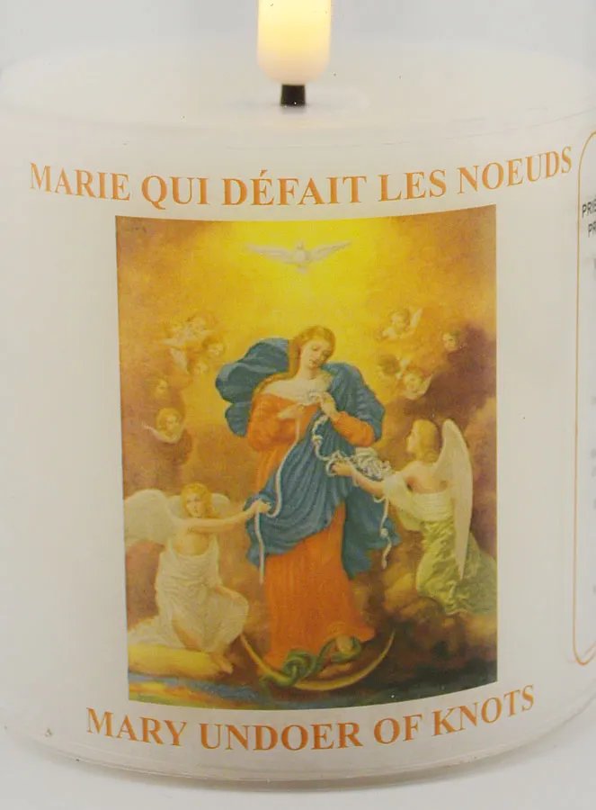 LED Votivkerze - Gebet zu Maria Knotenlöserin (pic 3)