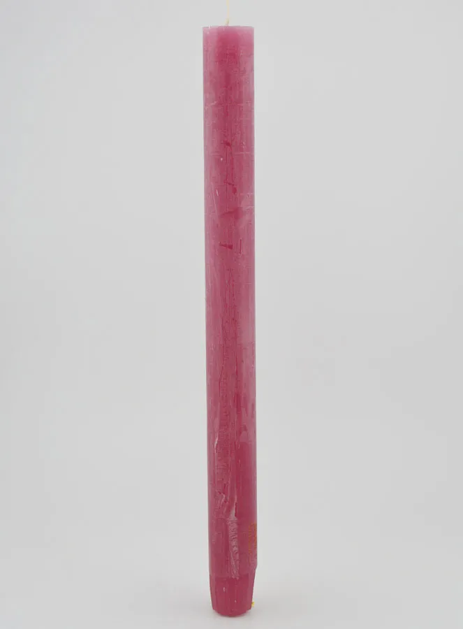Durchgefärbte Kerze 27cm - Rosa Gepudert (pic 1)