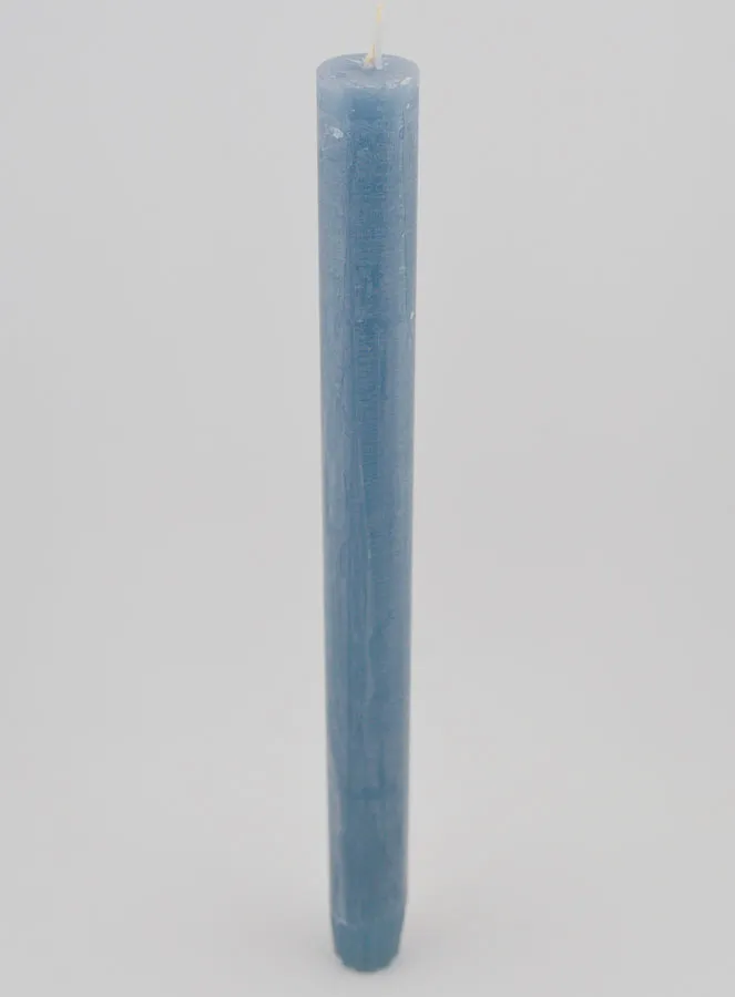 Durchgefärbte Kerze 27cm - Blau (pic 2)