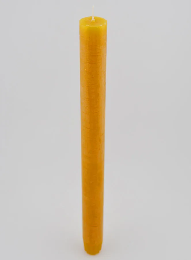 Durchgefärbte Kerze 27cm - Honig Gelb (pic 2)