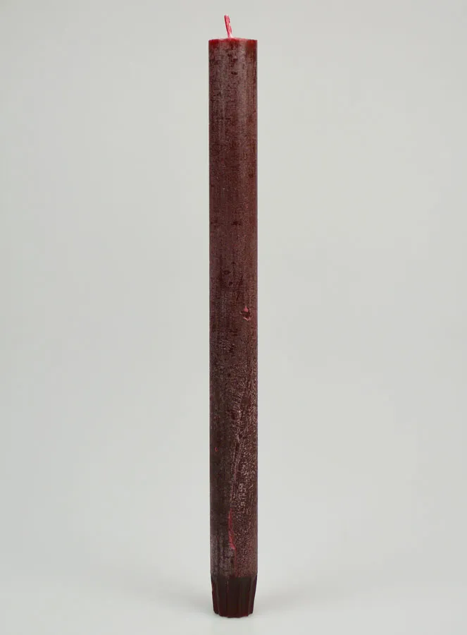 Durchgefärbte Gebetskerze - Samt Rot (pic 1)