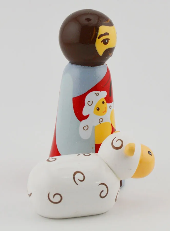 Figur Jesus Guter Hirte und Schaf (pic 2)