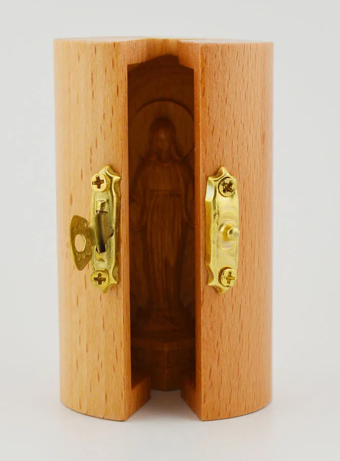 Triptychon aus Massivholz - Wundertätige Madonna (pic 4)