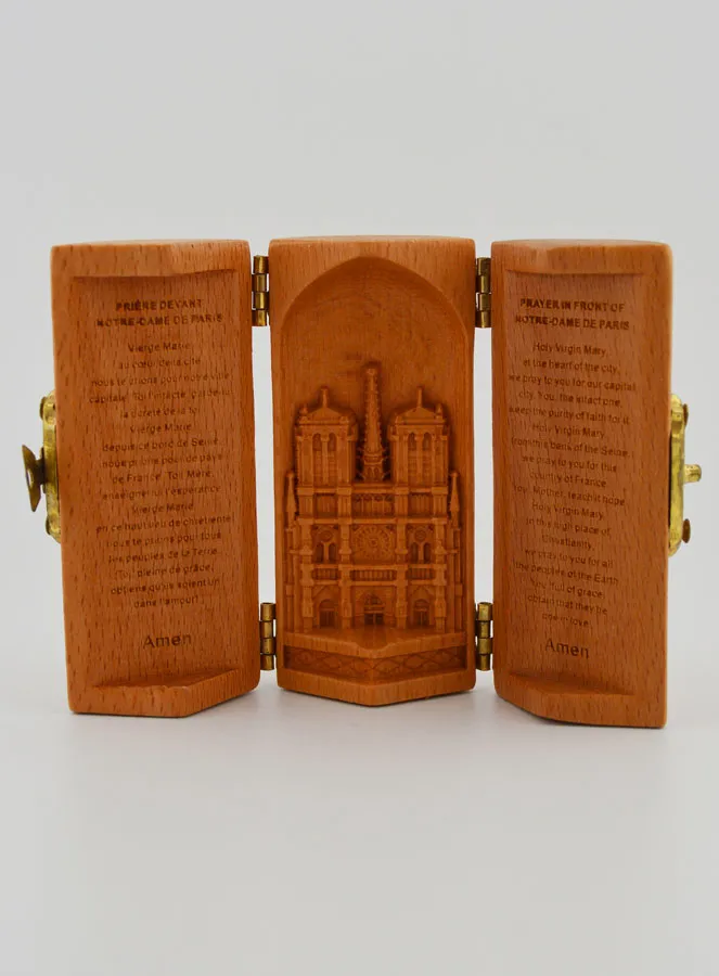 Triptychon aus Massivholz - Notre Dame von Paris (pic 1)