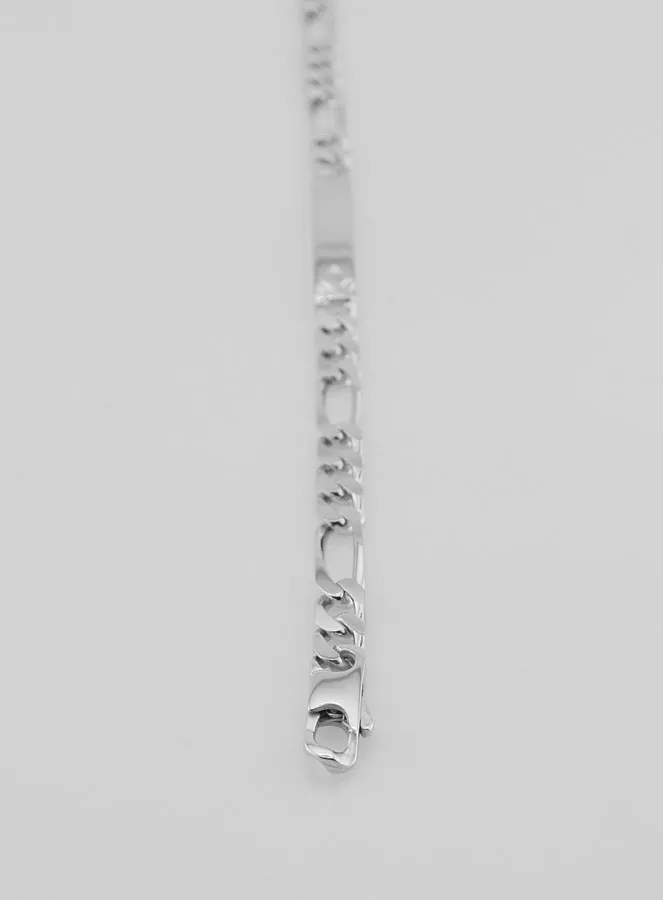 Herrenarmband aus Silber - Figaro-Masche 5mm (pic 4)