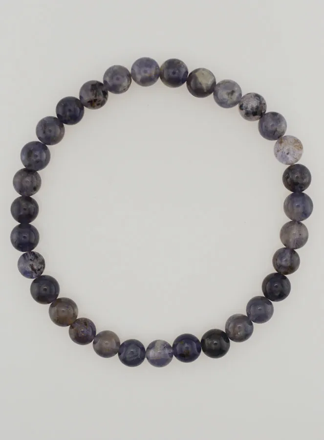 Cordierit Armband - 6mm (pic 1)