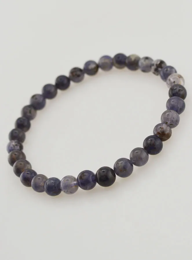 Cordierit Armband - 6mm (pic 4)