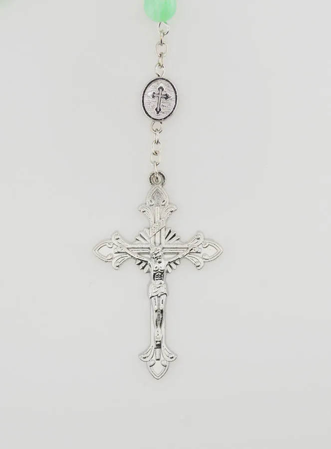 Rosenkranz Wundertätige Medaille - Grün (pic 3)