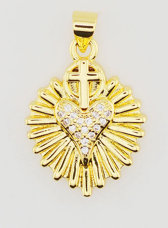 Strahlender Ex-Voto Anhänger - 20mm (pic 1)