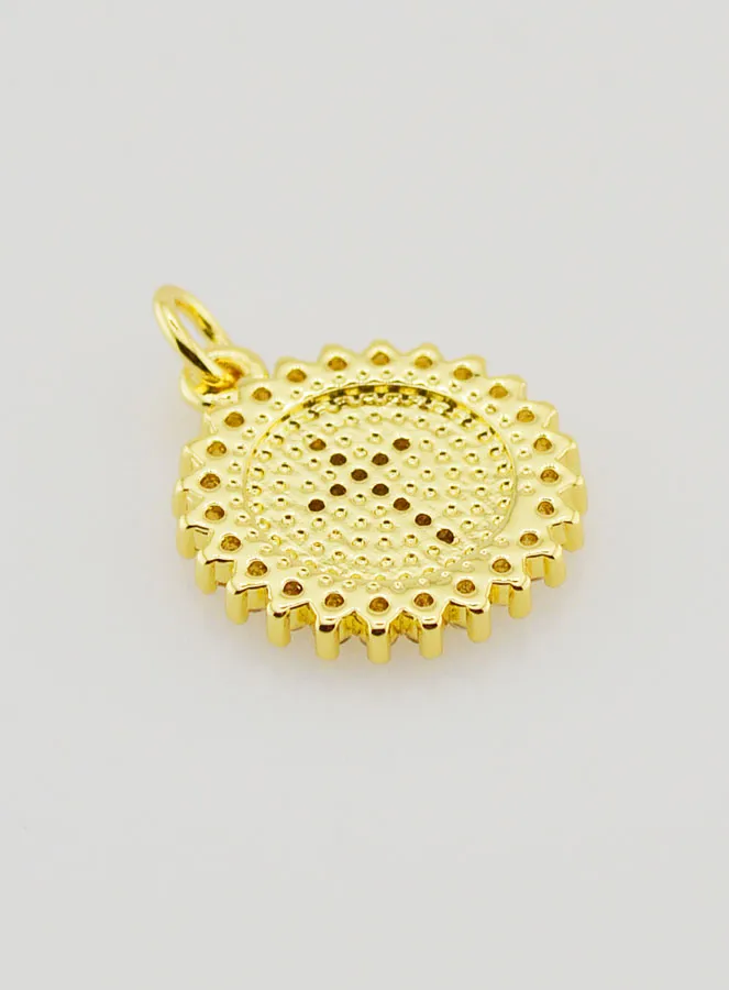 Anhänger Gezacktes Kreuz - 15mm (pic 4)