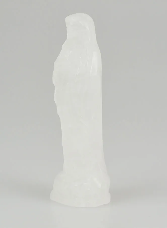 Figur Madonna Lourdes aus Bergkristall - 10cm (pic 2)
