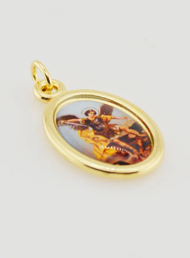 Anhänger Erzengel Michael Goldfarben - 25mm (pic 3)