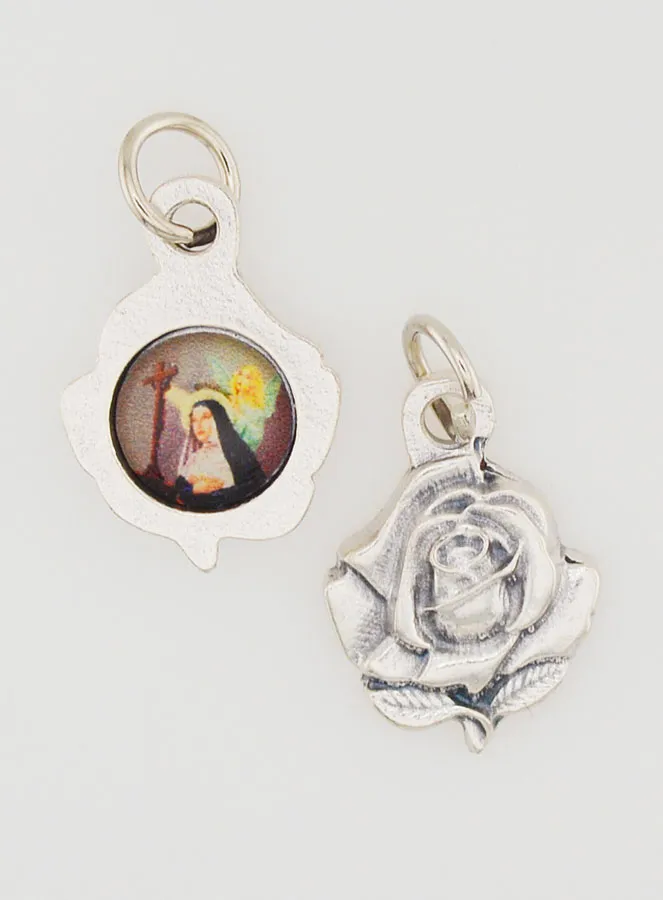 Anhänger Rose 14mm - Heilige Rita (pic 1)