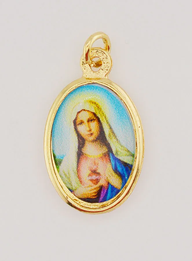 Doppelseitiger Anhänger der Heiligen Herzen - 25mm (pic 4)