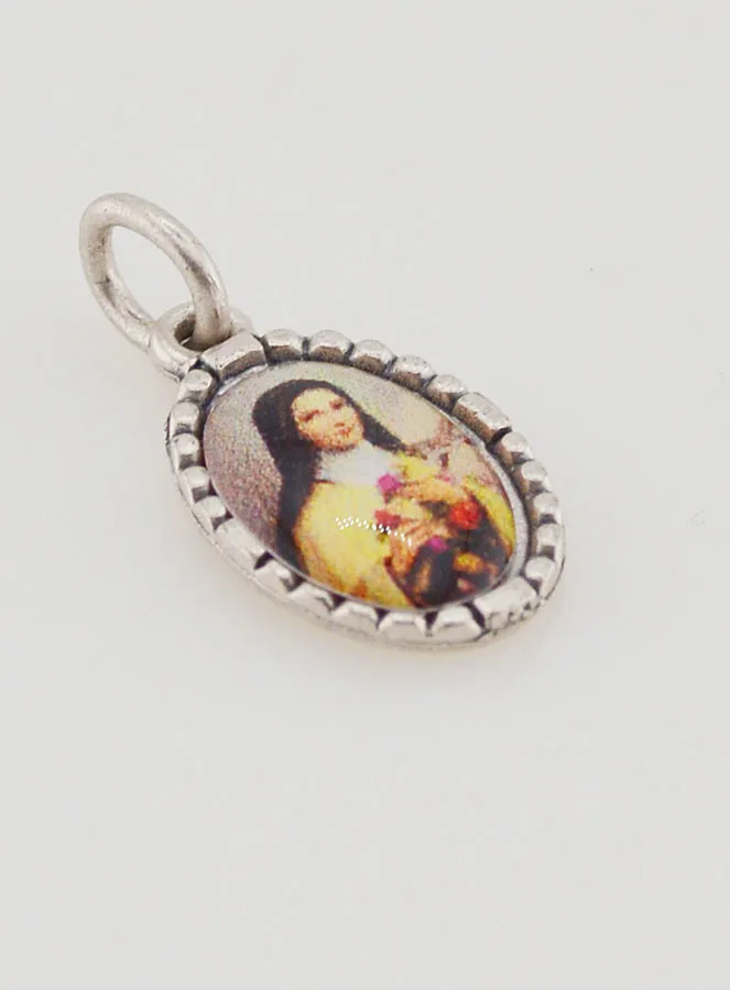 Anhänger mit Gedrehtem Rand 15mm - Heilige Therese (pic 3)