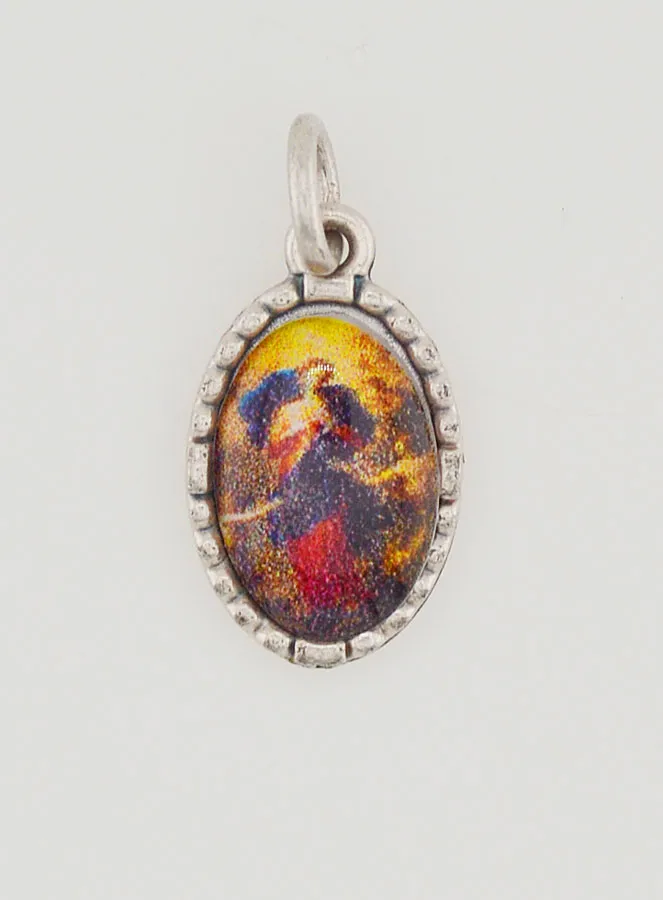 Anhänger mit Gedrehtem Rand 15mm - Maria Knotenlöserin (pic 1)