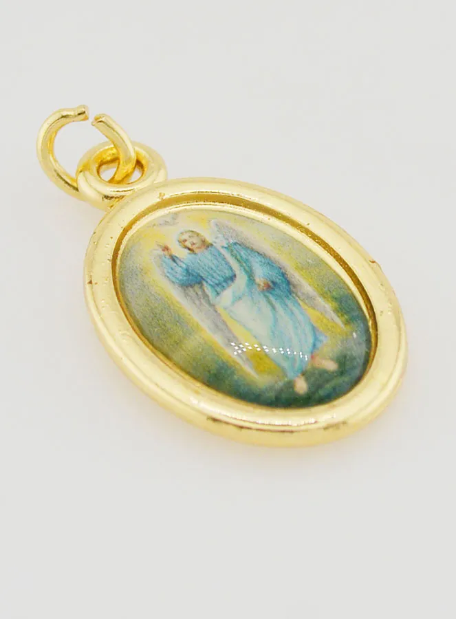 Anhänger Heiliger Gabriel Goldfarben  - 25mm (pic 3)