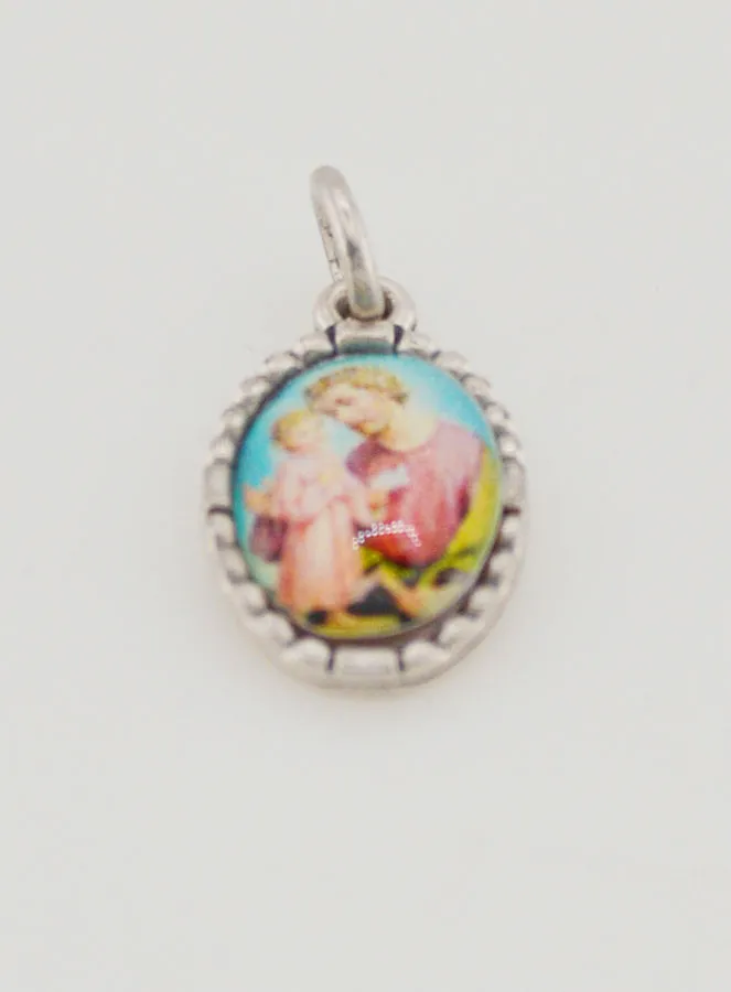 Anhänger mit Gedrehtem Rand 15mm - Heiliger Joseph (pic 2)