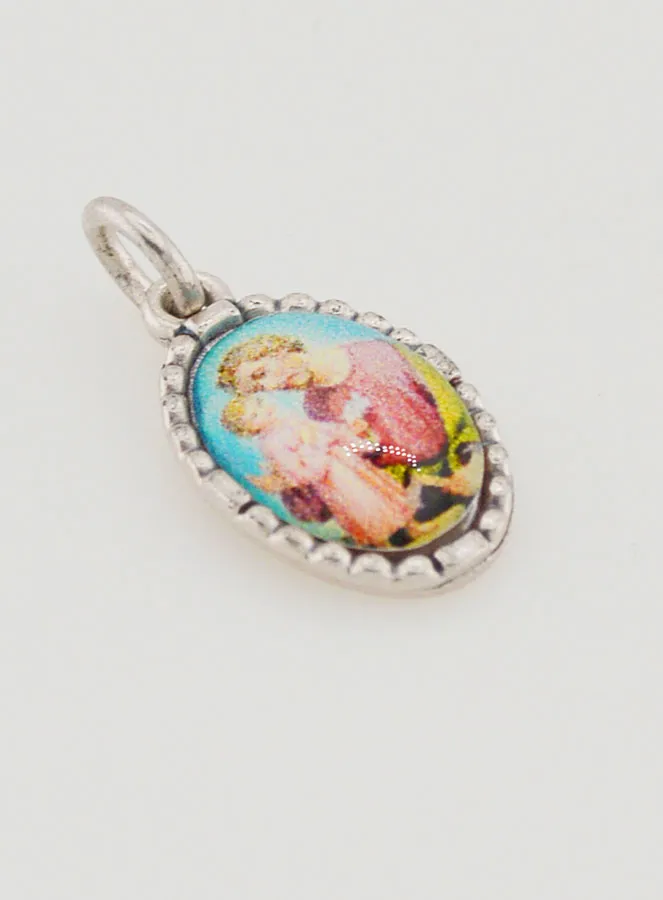 Anhänger mit Gedrehtem Rand 15mm - Heiliger Joseph (pic 3)