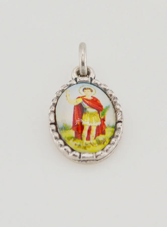 Anhänger mit Gedrehtem Rand 15mm - Heiliger Expeditus (pic 2)