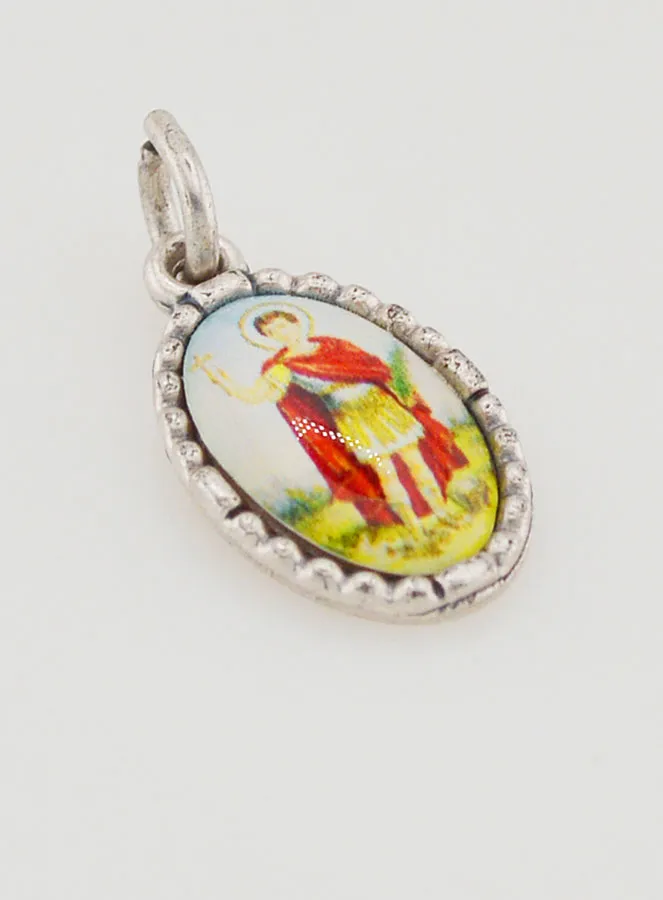 Anhänger mit Gedrehtem Rand 15mm - Heiliger Expeditus (pic 3)