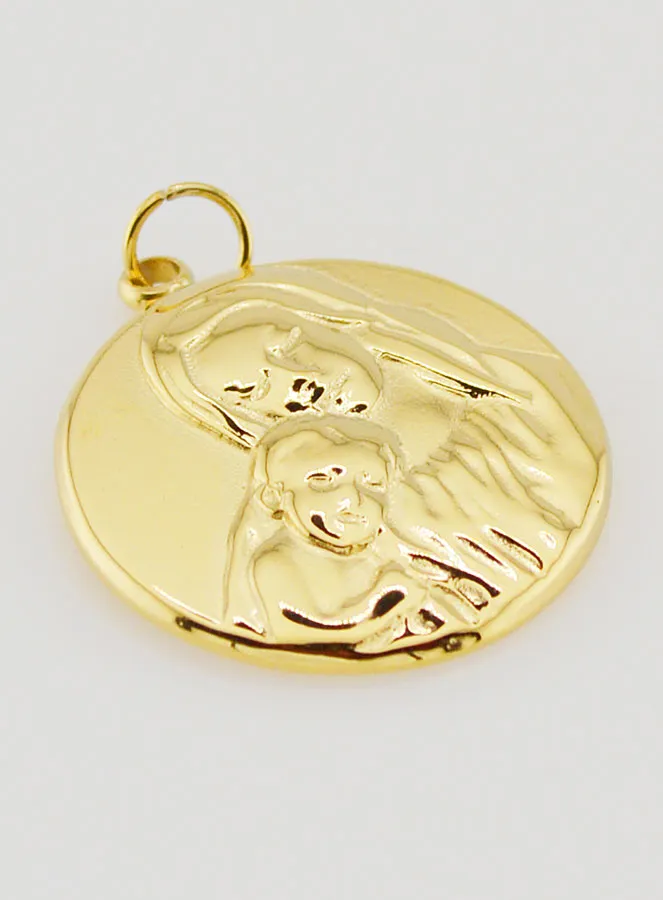 Anhänger Madonna mit Kind - 20mm (pic 3)