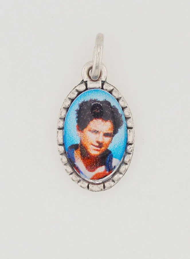 Anhänger mit Gedrehtem Rand 15mm - Heiliger Carlo Acutis (pic 1)