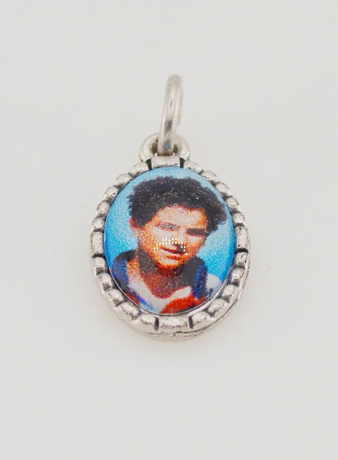 Anhänger mit Gedrehtem Rand 15mm - Heiliger Carlo Acutis (pic 2)