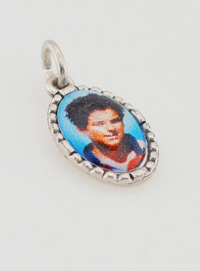 Anhänger mit Gedrehtem Rand 15mm - Heiliger Carlo Acutis (pic 3)