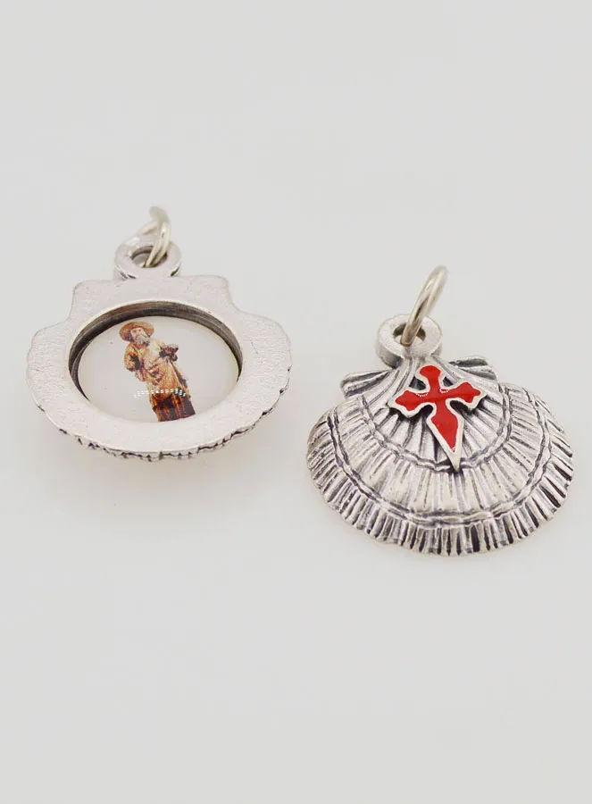 Anhänger Heiliger Jakobus von Compostela - 18mm (pic 2)