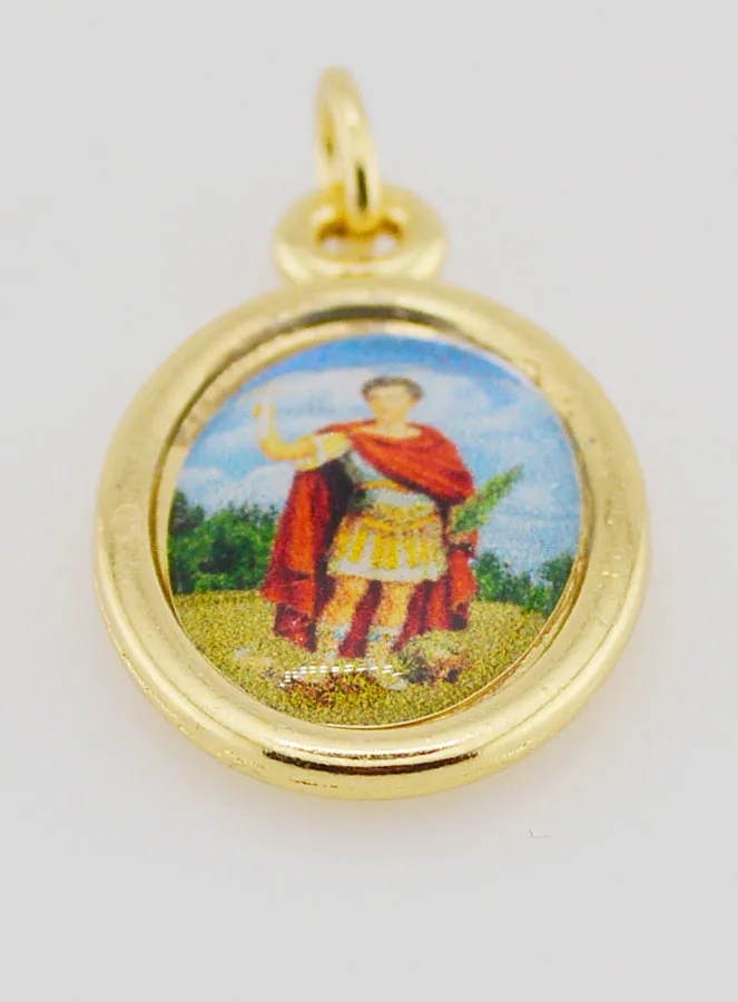 Anhänger Heiliger Expeditus Goldfarben - 25mm (pic 2)