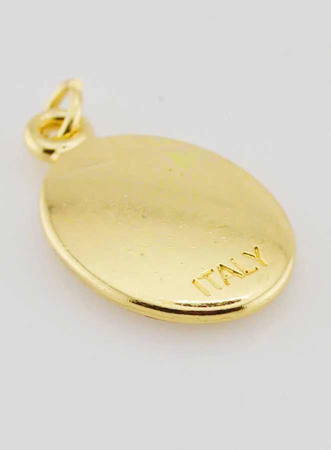 Anhänger Madonna von Salette Goldfarben - 25mm (pic 4)