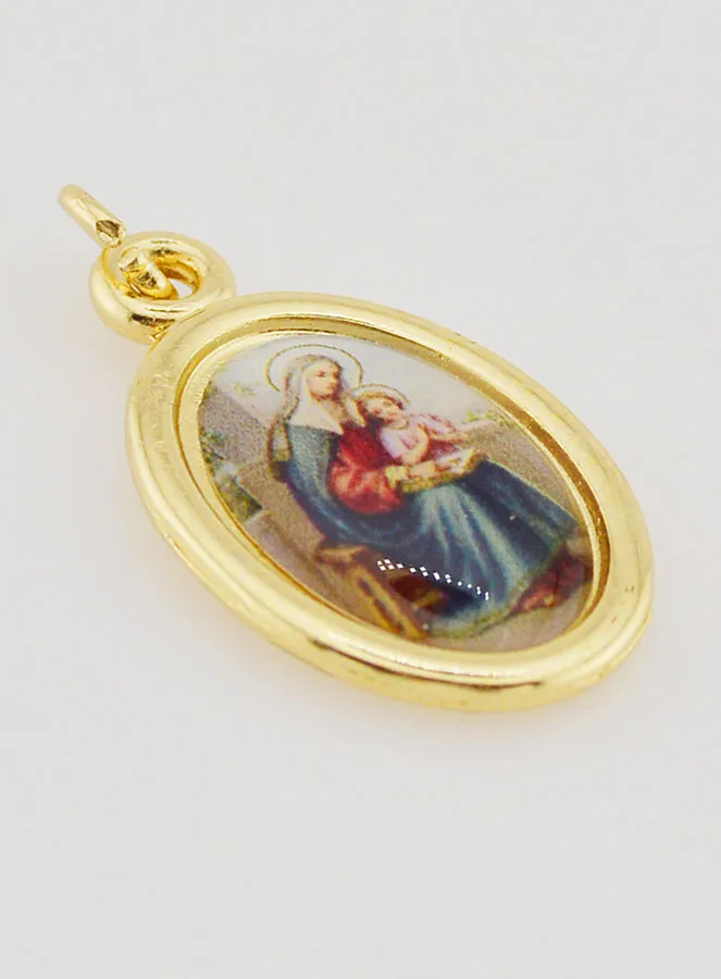 Anhänger Heilige Anna Goldfarben - 25mm (pic 3)