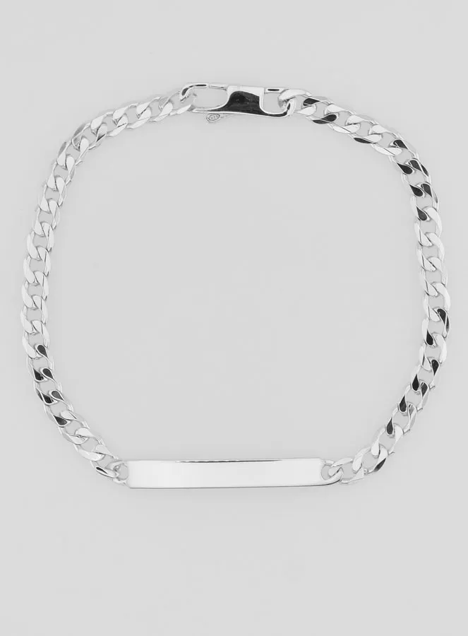Herrenarmband Silber - 4mm Gliederung (pic 3)