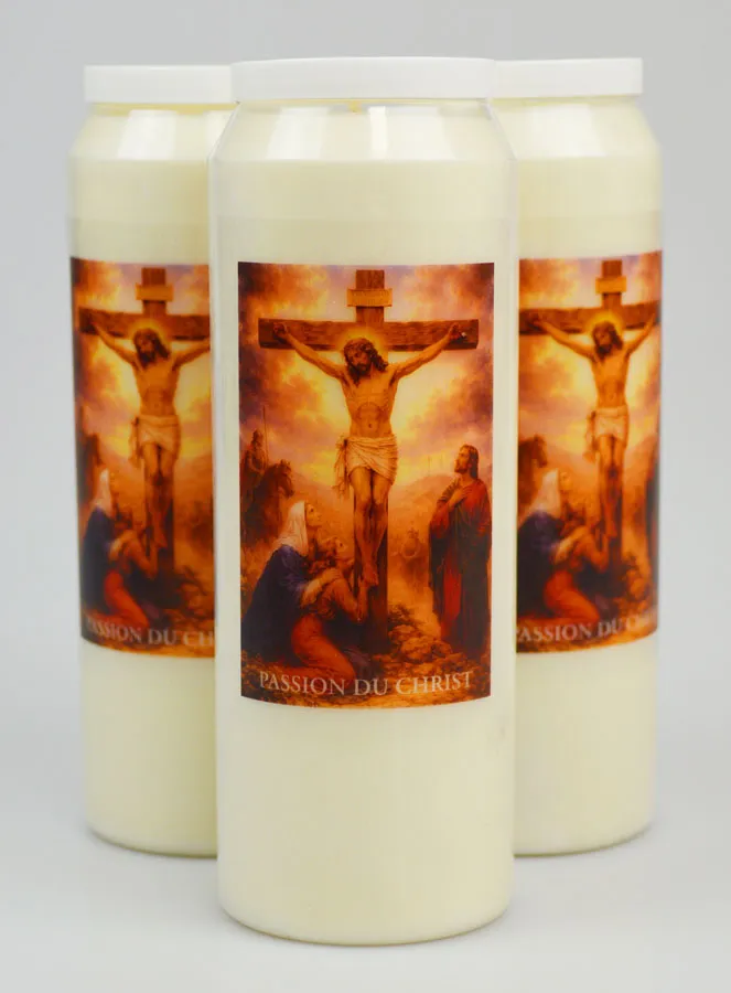 Set 3 Novenen-Kerzen Passion Jesu Christi (pic 1)