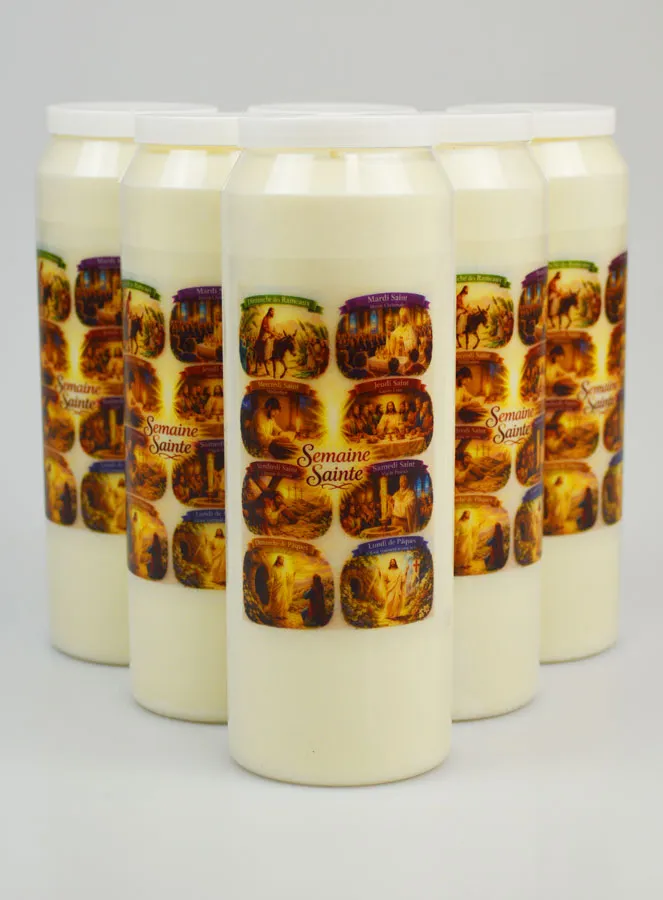 Set 6 Novenen-Kerzen Karwoche (pic 1)