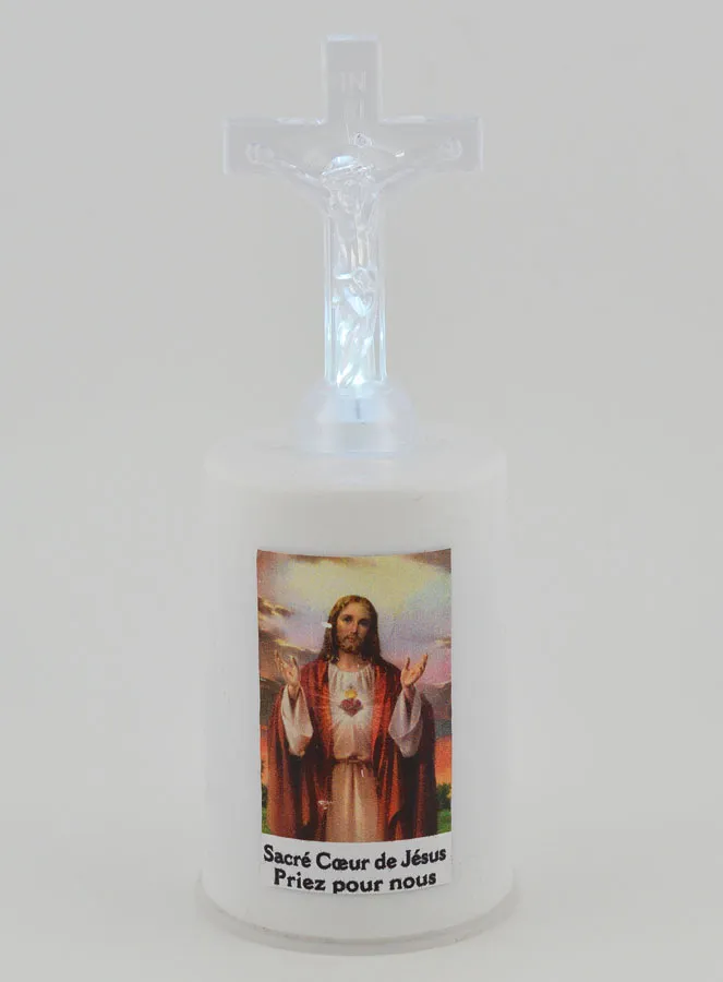 Led-Kirchenkerze Heiliges Herz Jesu (pic 1)