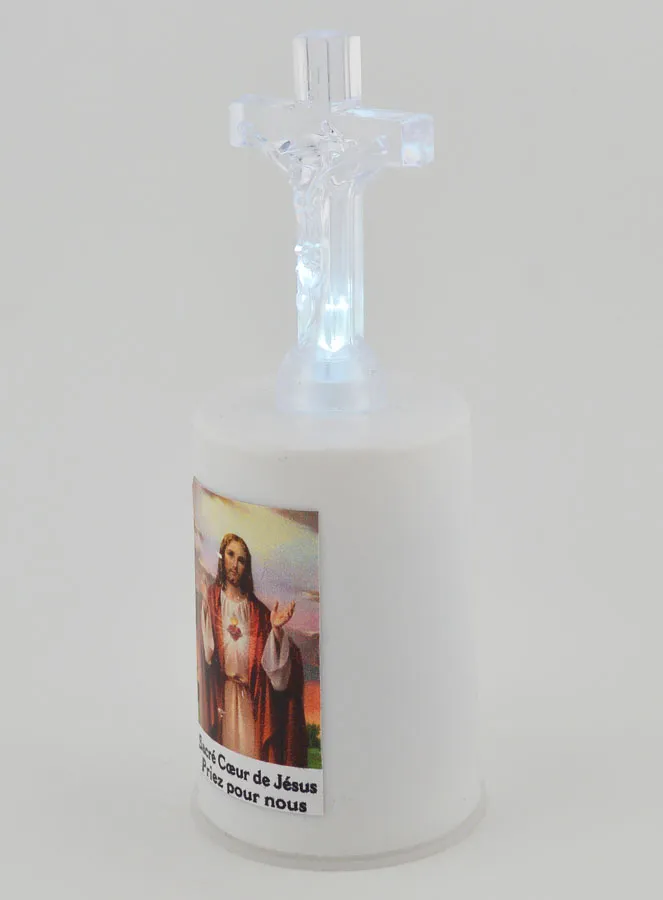 Led-Kirchenkerze Heiliges Herz Jesu (pic 3)