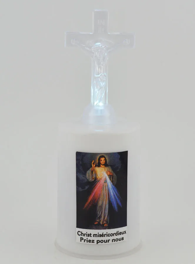 Led Kirchenkerze Barmherziger Jesus (pic 1)