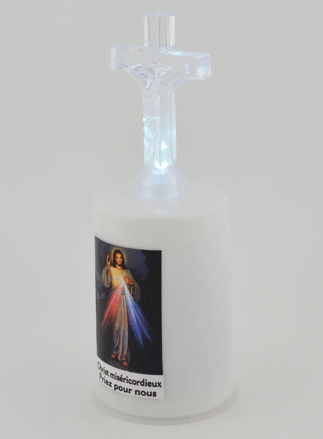 Led Kirchenkerze Barmherziger Jesus (pic 3)